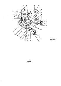 Part Location Diagram of 92-7723 Lawn Boy DISCONTINUED